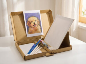 萌寵汪汪油畫創作材料組   Furry Family: Dogs - Complete Oil Painting Kit