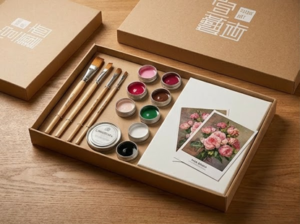 貓咪家人油畫創作材料組 furry family: cats complete oil painting kit